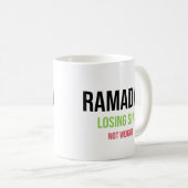 ラマダン：罪を失う – 重みではない コーヒーマグカップ (正面右)