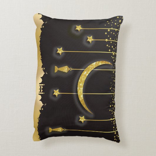 ラマダーンのスタイルの枕 アクセントクッション (裏面(縦))