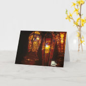 ラマダーンのランタンのラマダーンカード カード (黄色い花)