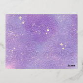 ラマダーンの樹皮 箔シーズンポストカード (裏面)