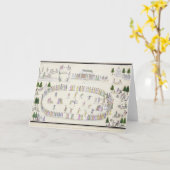 ラマダーンの端を含むイスラム教のフェスティバルからの カード (黄色い花)