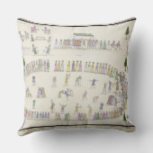 ラマダーンの端を含むイスラム教のフェスティバルからの クッション (裏面)