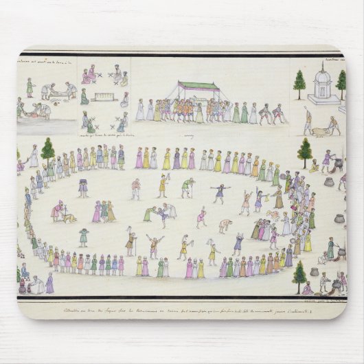 ラマダーンの端を含むイスラム教のフェスティバルからの マウスパッド (正面)