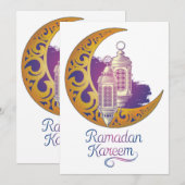 ラマダーンアクセサリー-ラマダーンご招待 招待状 (正面/裏面)