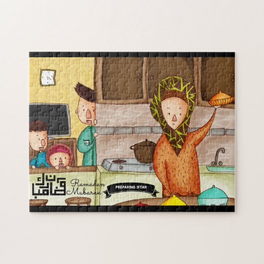 ラマダーンパズル調製iftar ジグソーパズル (横)