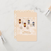 ラマダーンムバラクの挨拶状 カード (正面/裏面インサイチュ)