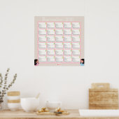 ラマダーン女子のデイリーチェックリスト ポスター (キッチン)