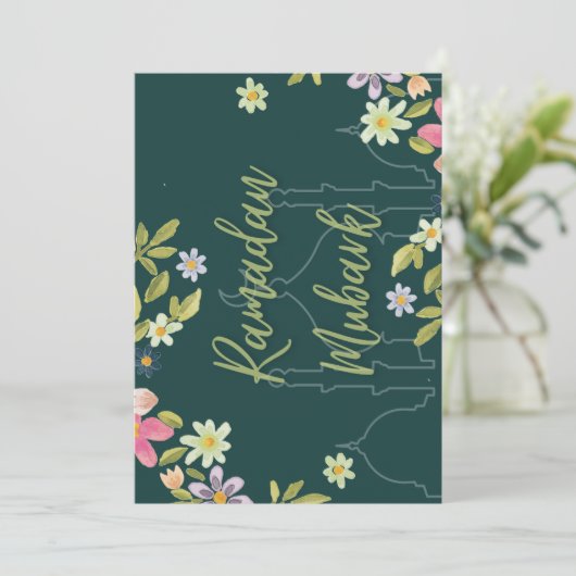 ラマダーン樹皮グリーンとフラワーカード シーズンカード (スタンド正面)