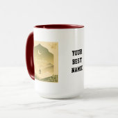 ラマダーン・カリーム 三日月とランタン マグカップ (正面左)