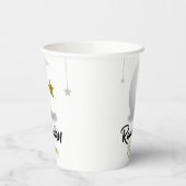 ラマダーン・カリーム 三日月 デザイン - イスラム ムバラク 紙コップ (左)