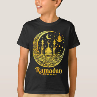 ラマダーン・カリーム 断食のご清栄を ラマダーン・ムバーラク イスラム教 Tシャツ