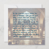 ラマダーン・ムバーラク 静寂と祈りの神聖な時 シーズンカード (裏面)