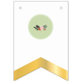 ラマダーンKAREEMの花柄 バンティングフラッグ (第1の旗)