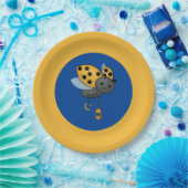 ラマダーンLadybug提灯 ペーパープレート (パーティー)