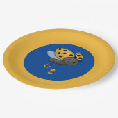 ラマダーンLadybug提灯 ペーパープレート (アングル)