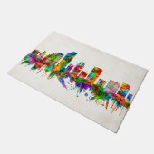 ラマットガンイスラエルスカイライン ドアマット (アングル)