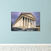 ラマドレーヌのファサードの表示 キャンバスプリント (インサイチュ (ウッドフロア))