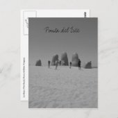 ラマノプンタ黒白 ポストカード (正面/裏面)