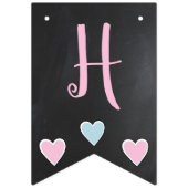 ラマパジャマピンクガールズスリープバーパーティー バンティングフラッグ (第2の旗)