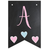 ラマパジャマピンクガールズスリープバーパーティー バンティングフラッグ (第3の旗)