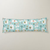 ラマパターン抱き枕 ボディピロー (裏面)