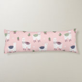 ラマパターン抱き枕 ボディピロー (裏面)