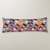 ラマパターン抱き枕 ボディピロー (裏面)