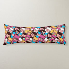 ラマパターン抱き枕 ボディピロー