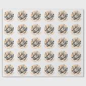 ラマパーソナライズされたダンカレムラマダンムバラク ラッピングペーパー (フラット)