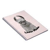 ラマパーソナライズされたママ ノートブック (右側)