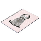 ラマパーソナライズされたママ ノートブック (左側)