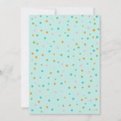 ラマフィエスタハートサングラス誕生日招待状 招待状 (裏面)