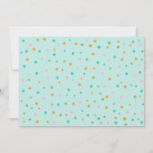 ラマフィエスタハートサングラス誕生日招待状 招待状 (裏面)