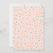 ラマフィエスタハートサングラス誕生日招待状 招待状 (裏面)