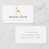 ラマベビーシッターミニマル名刺 名刺 (正面/裏面)