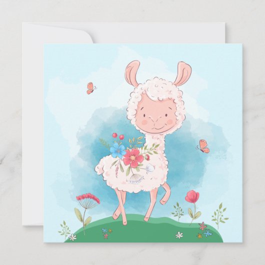 ラマホリデーカード シーズンカード (正面)