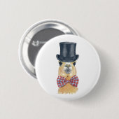 ラマボタン 缶バッジ (正面&裏面)