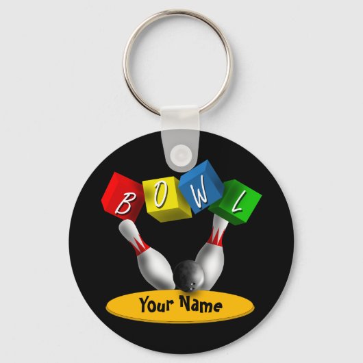 ラマボーリング キーホルダー (正面)