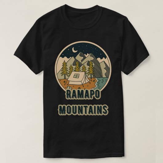 ラマポ山脈 Tシャツ (デザイン正面)