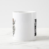 ラママグでドラマなし ジャンボコーヒーマグカップ (正面)