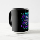 ラマママスチョンゴナマおもしろいマスペインのム マグカップ (正面左)
