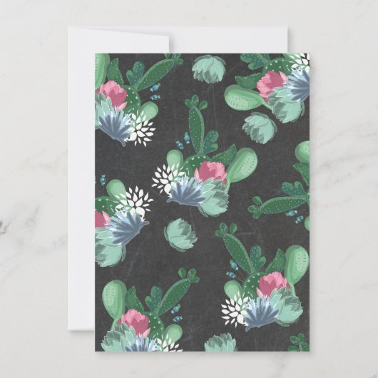 ラマママフィエスタベビーシャワー招待状 招待状 (裏面)