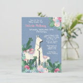 ラマママフィエスタベビーシャワー招待状 招待状 (スタンド正面)