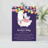 ラマママベビーシャワーベビー用ブック エンクロージャーカード (スタンド正面)