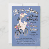 ラマママベビーシャワー招待状 招待状 (正面)