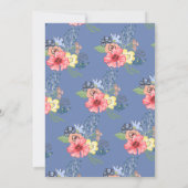 ラマママベビーシャワー招待状 招待状 (裏面)