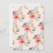 ラマママベビーシャワー招待状 招待状 (裏面)