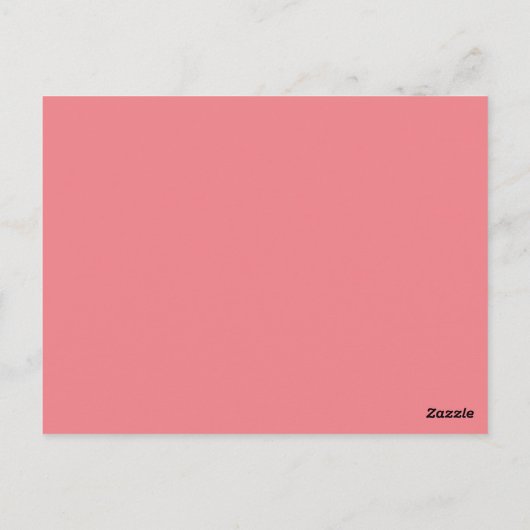 ラマママベビーフィエスタカクティーおもしろいモダンガールボーイ ポストカード (裏面)