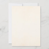 ラマママベージュベビーシャワー招待状 招待状 (裏面)