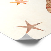 ラマママレトロヴィンテージベビーシャワーウェルカム ポスター (角)